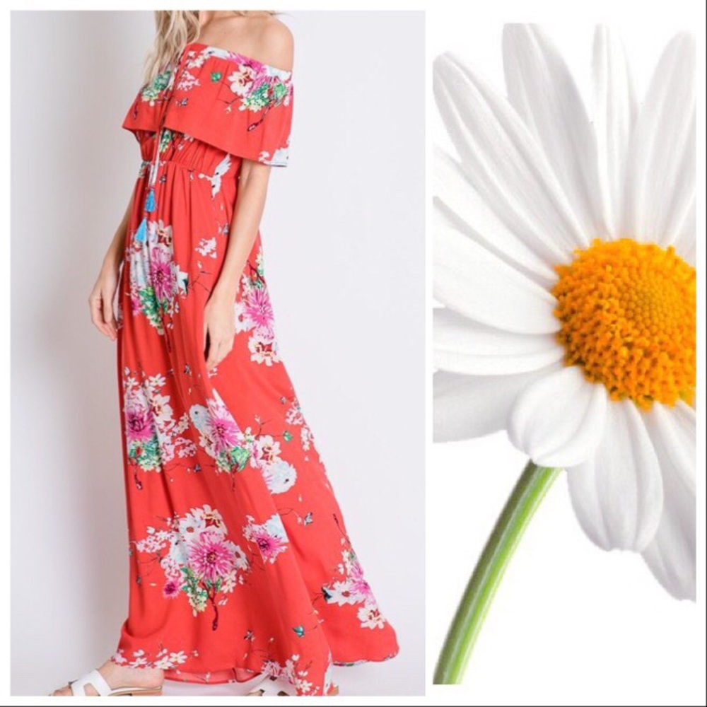 The Abigail Sweet Floral Maxi Dress - Picture 4 of 6